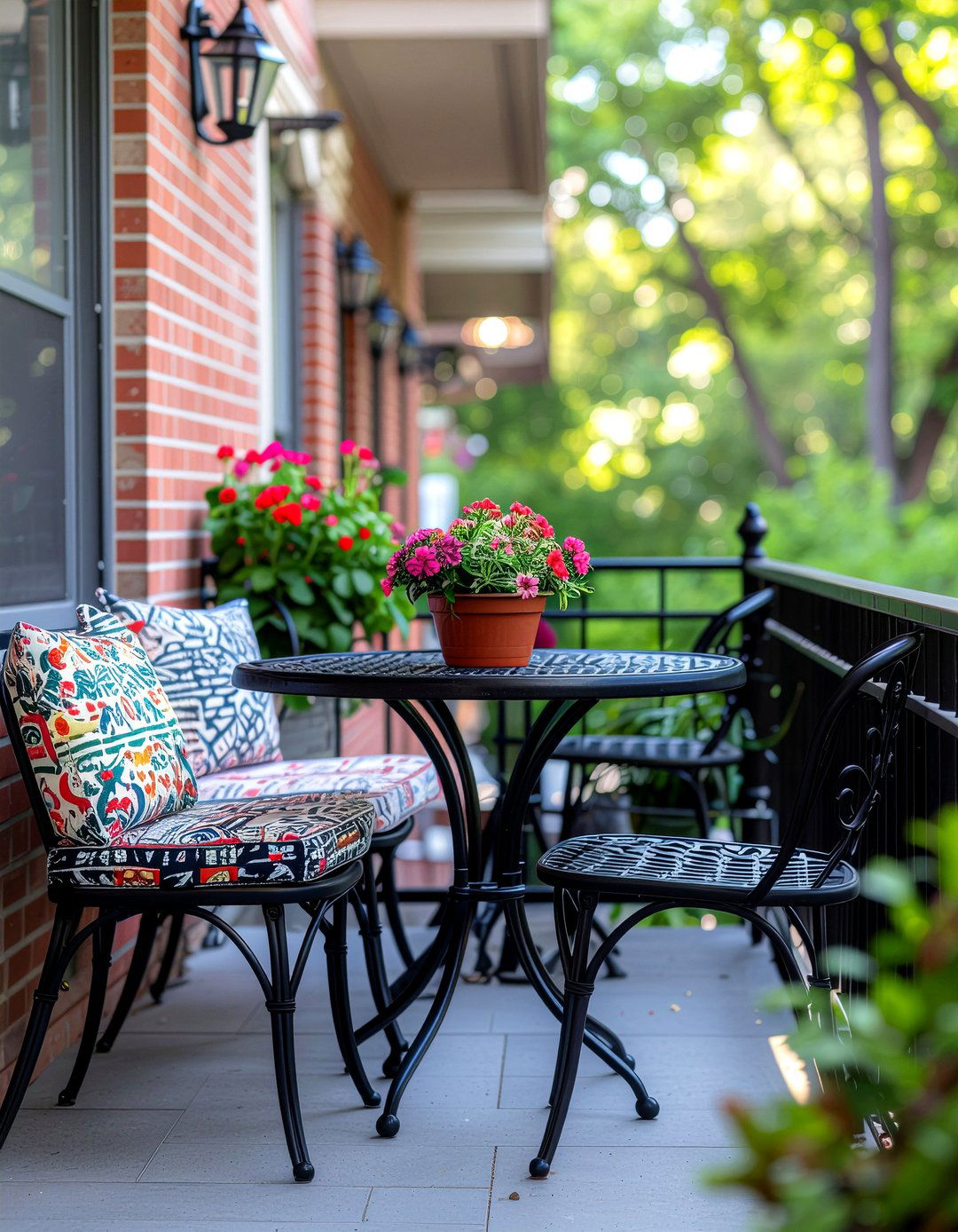 Small Porch Bistro Set - 30 porch dining ideas