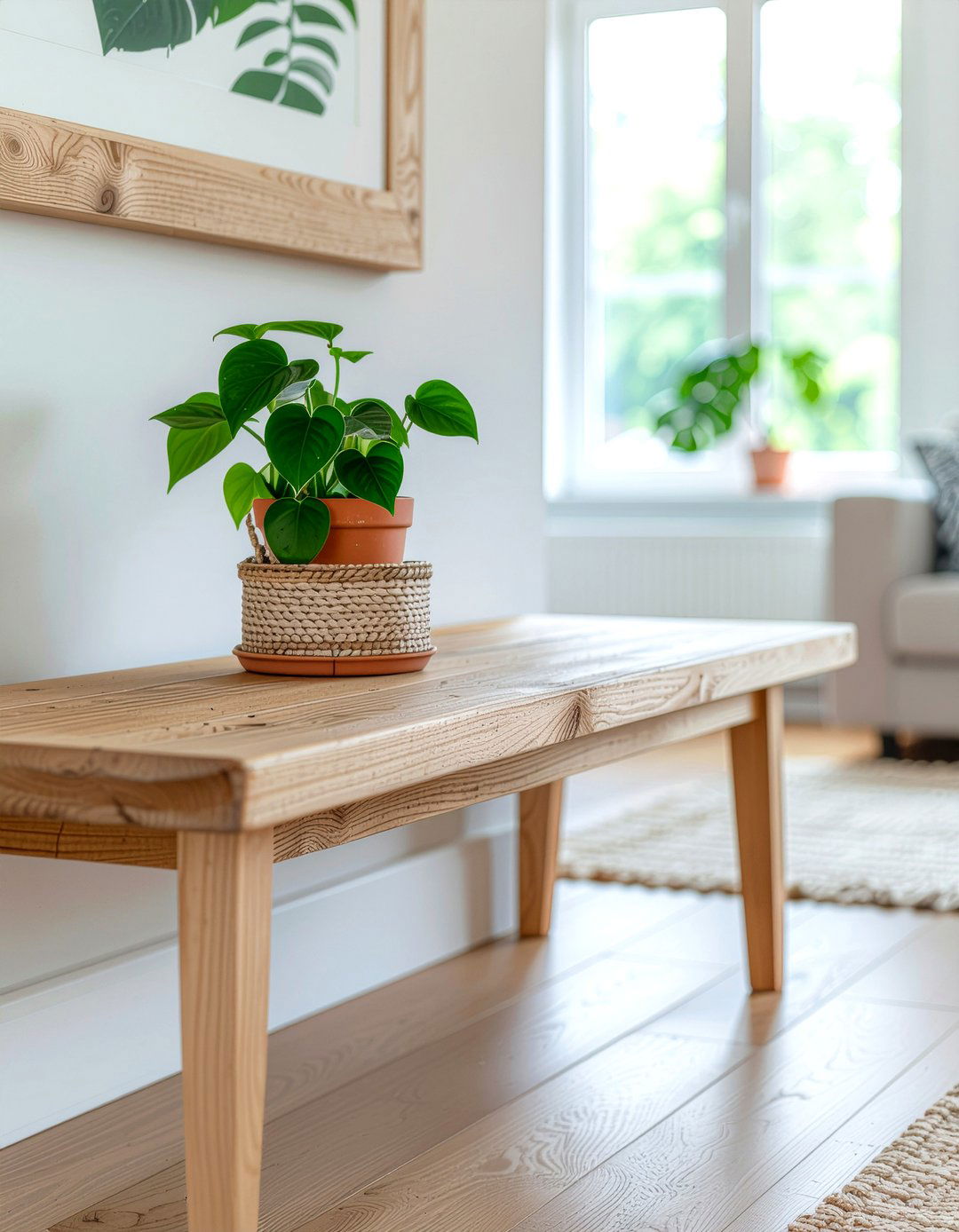 Small Potted Plant - 30 entryway table decor ideas