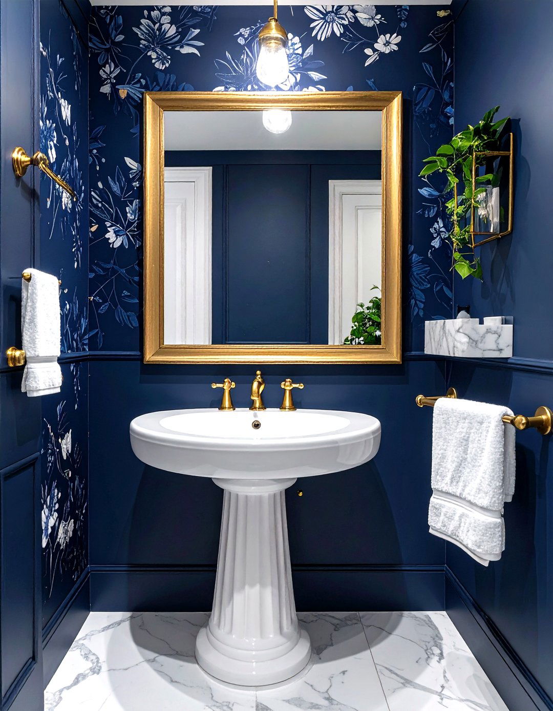 Small Powder Room - 30 must-see bathroom ideas