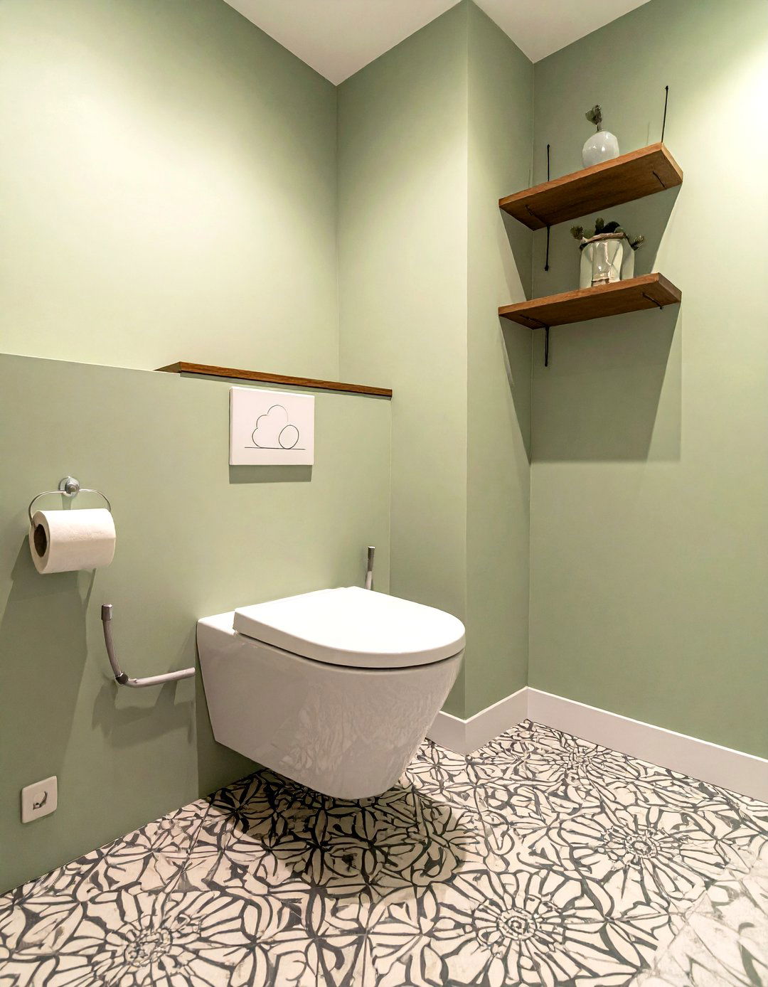 Small Powder Room - 30 wall-hung toilet ideas