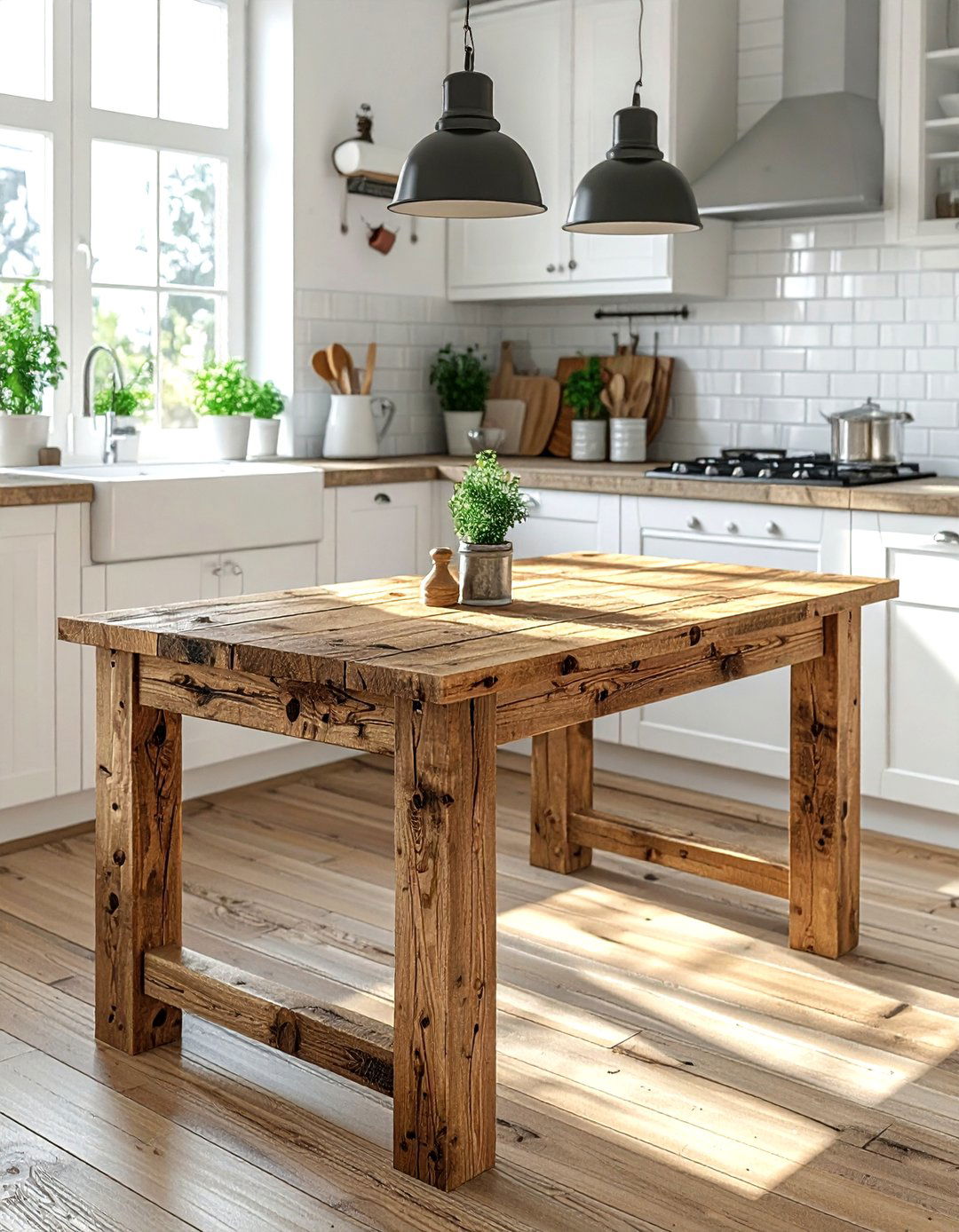Small Reclaimed Wood Kitchen Table - 30 reclaimed wood dining table ideas