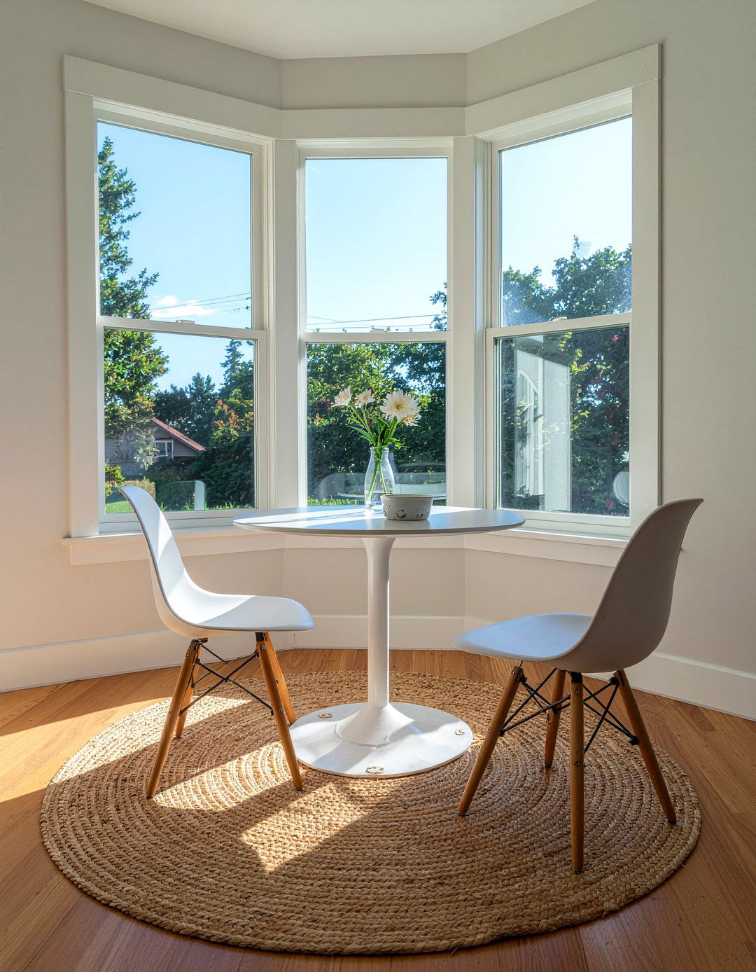 Small Round Dining Table - 30 bungalow dining room ideas