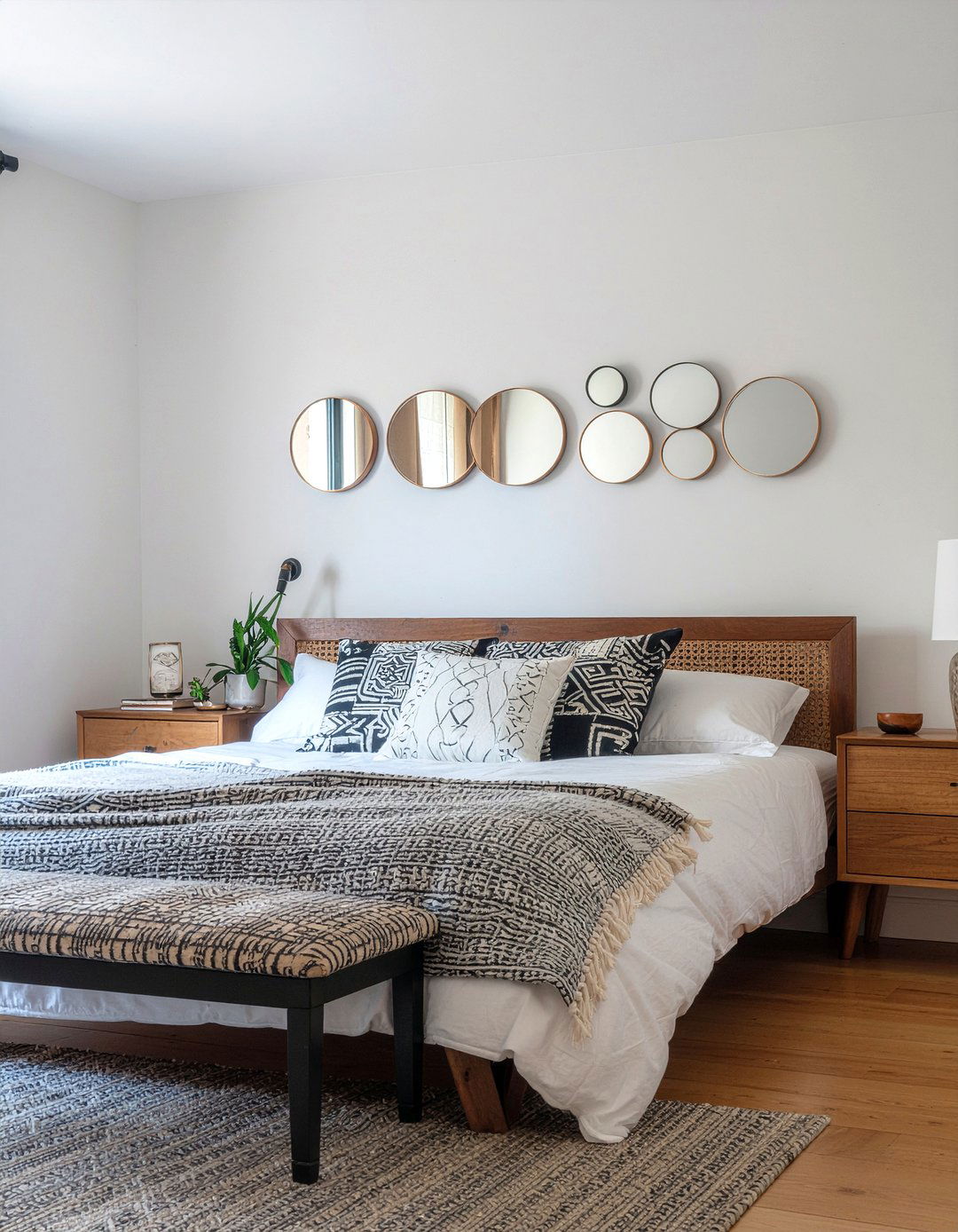 Small Round Mirror Gallery Wall - 30 bedroom round mirrors