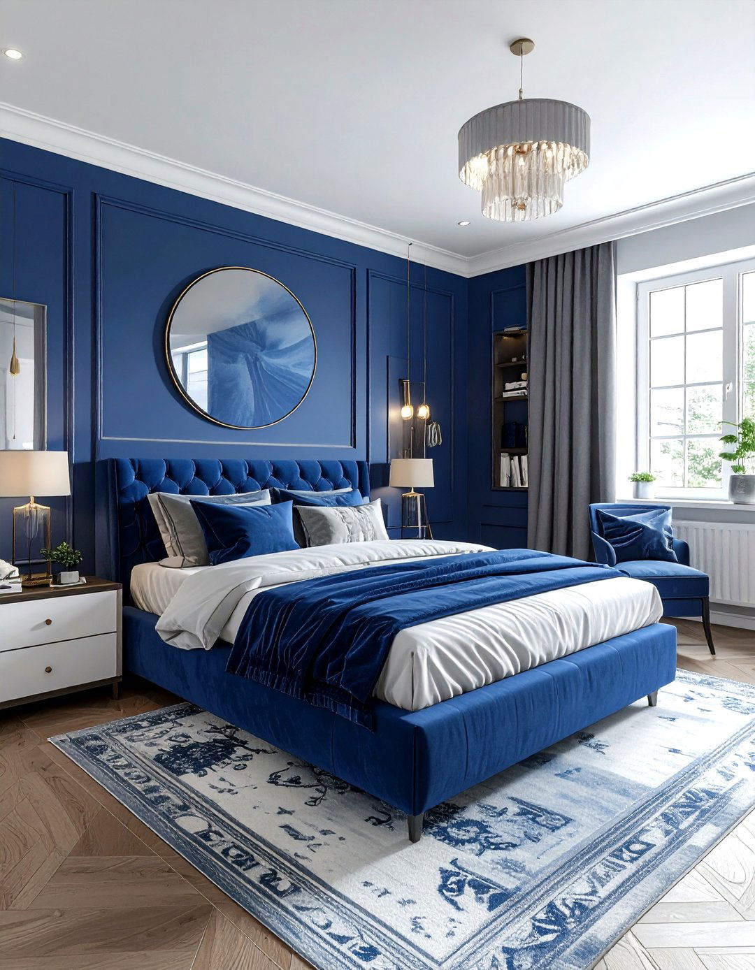 Small Royal Blue Bedroom - 30 royal blue bedroom ideas