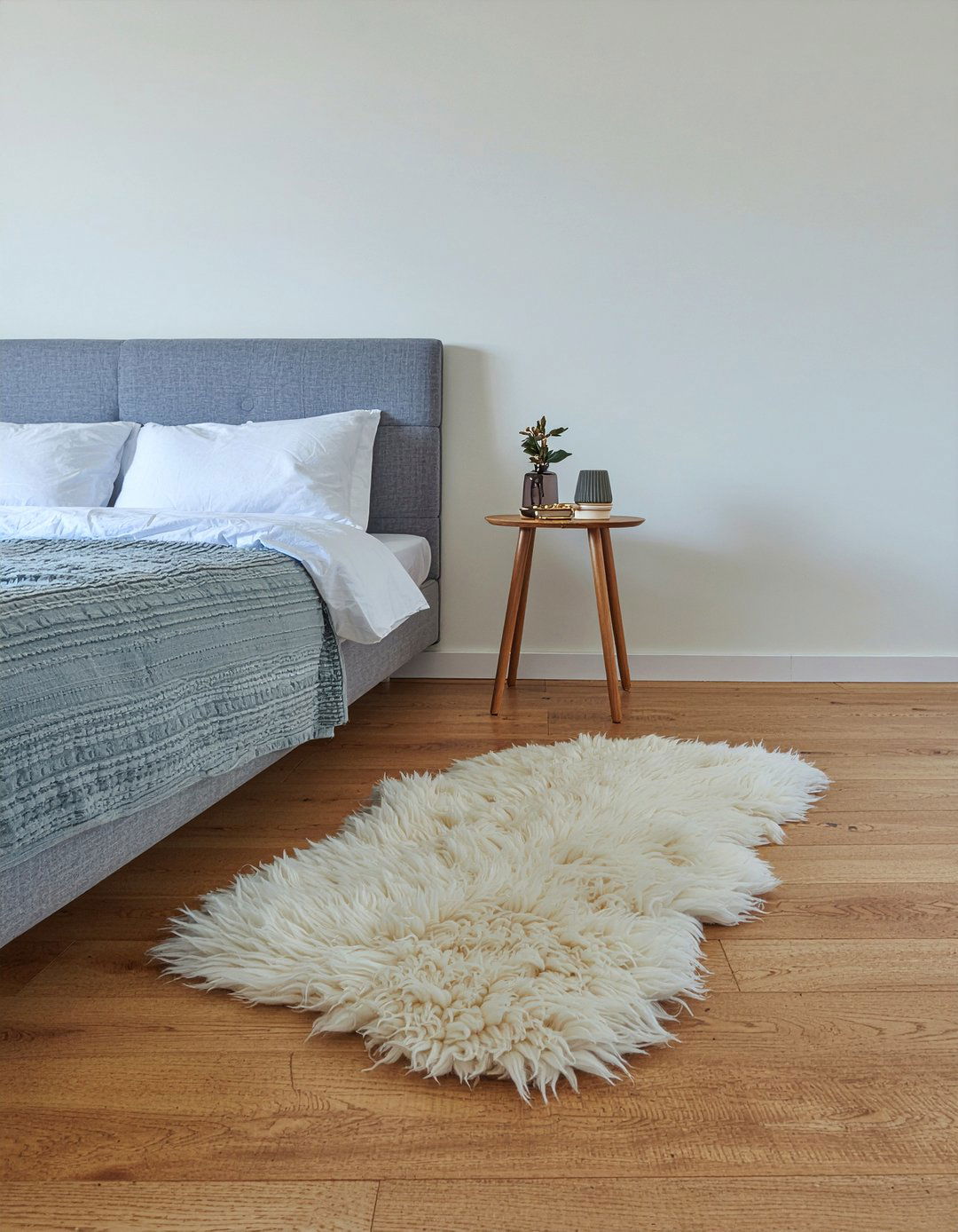 Small Rugs - 30 inexpensive bedroom ideas