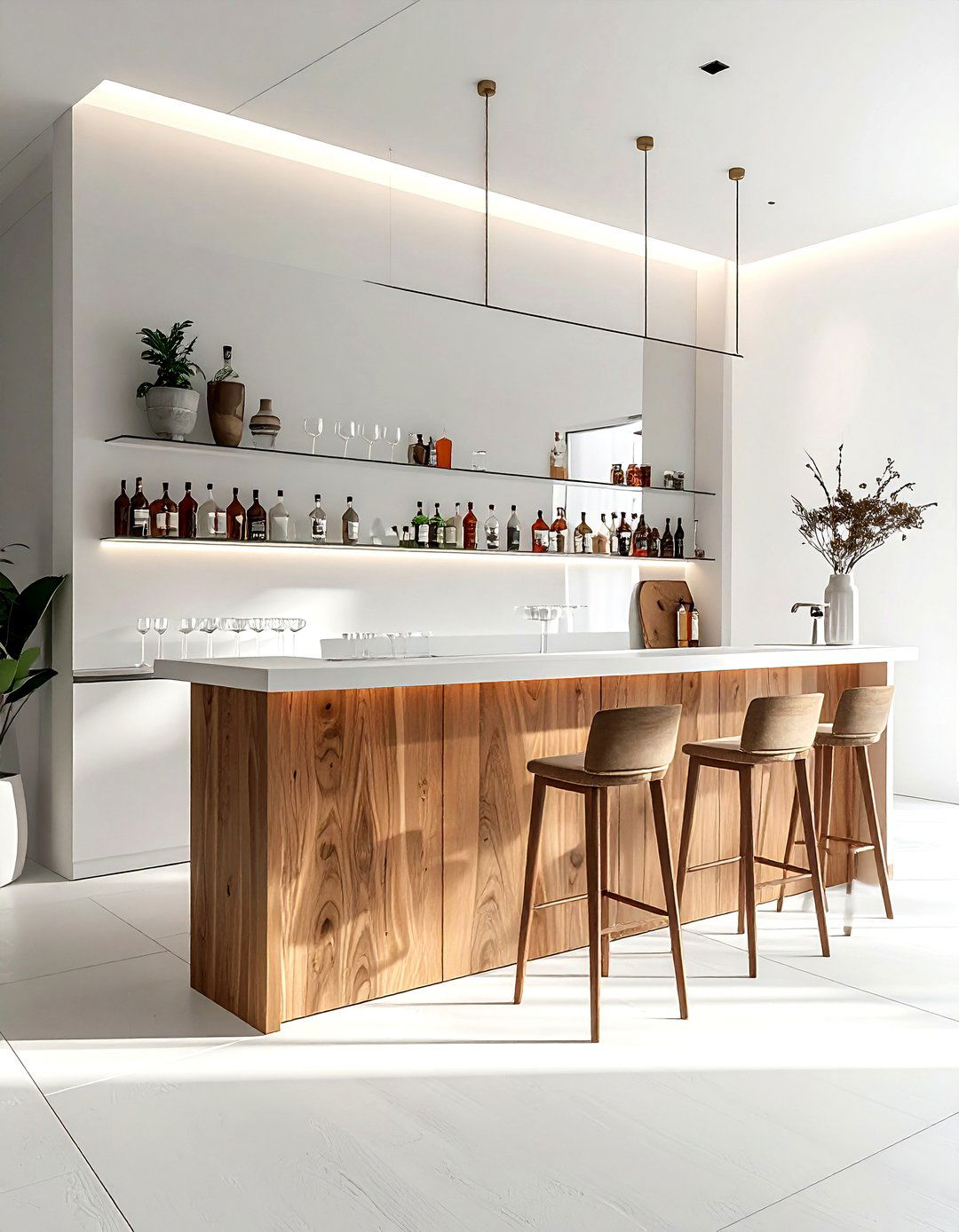 Small Space Bar - 30 home bar decor ideas
