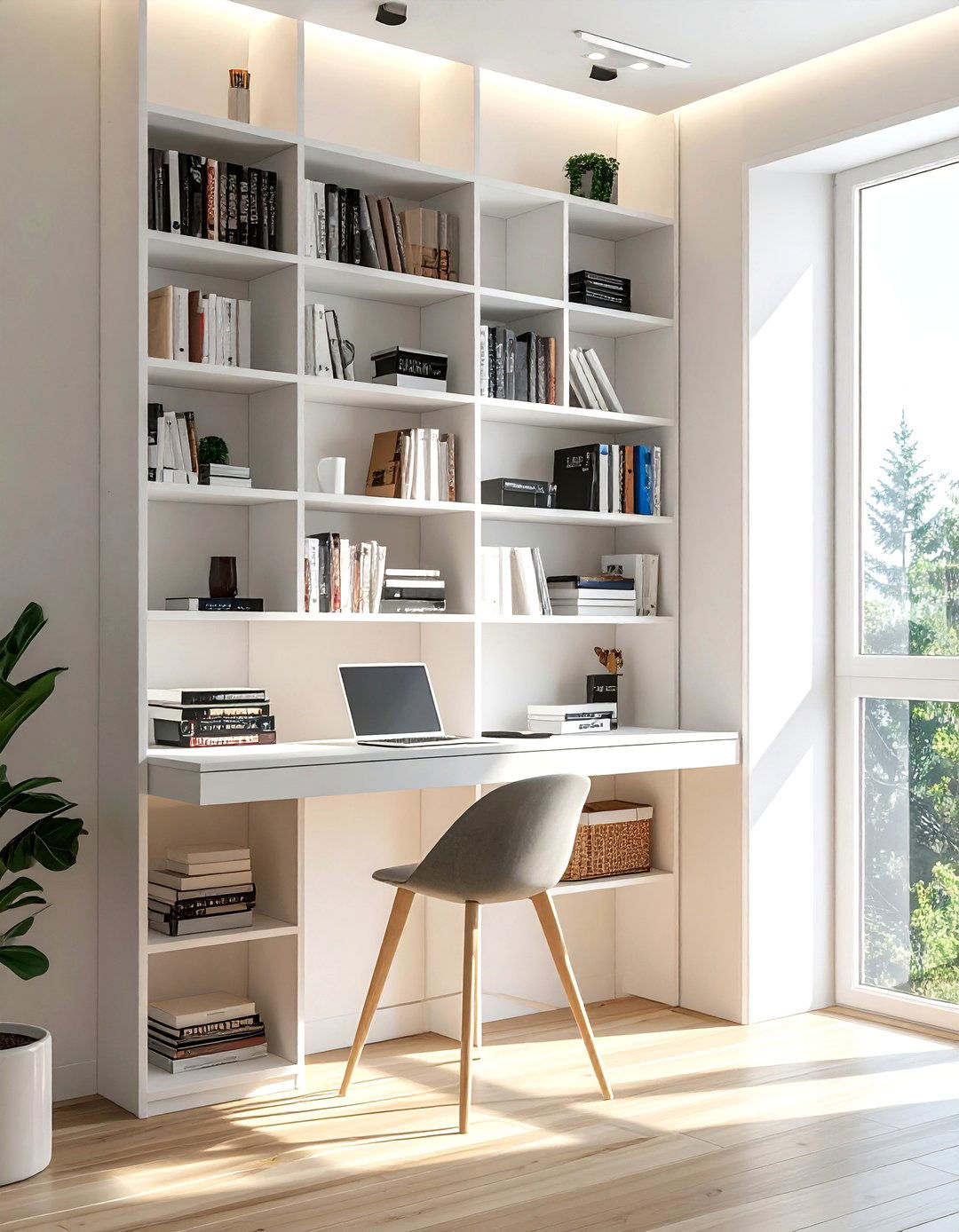Small Space Bookshelf - 30 office bookshelf ideas