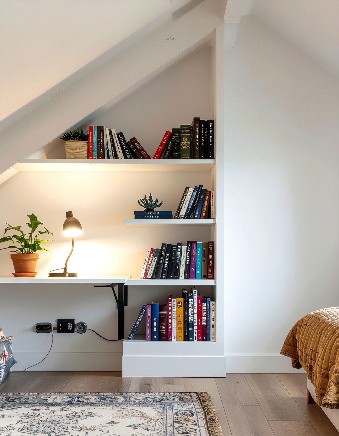 Small Space Bookshelf - 30 bedroom bookshelf ideas