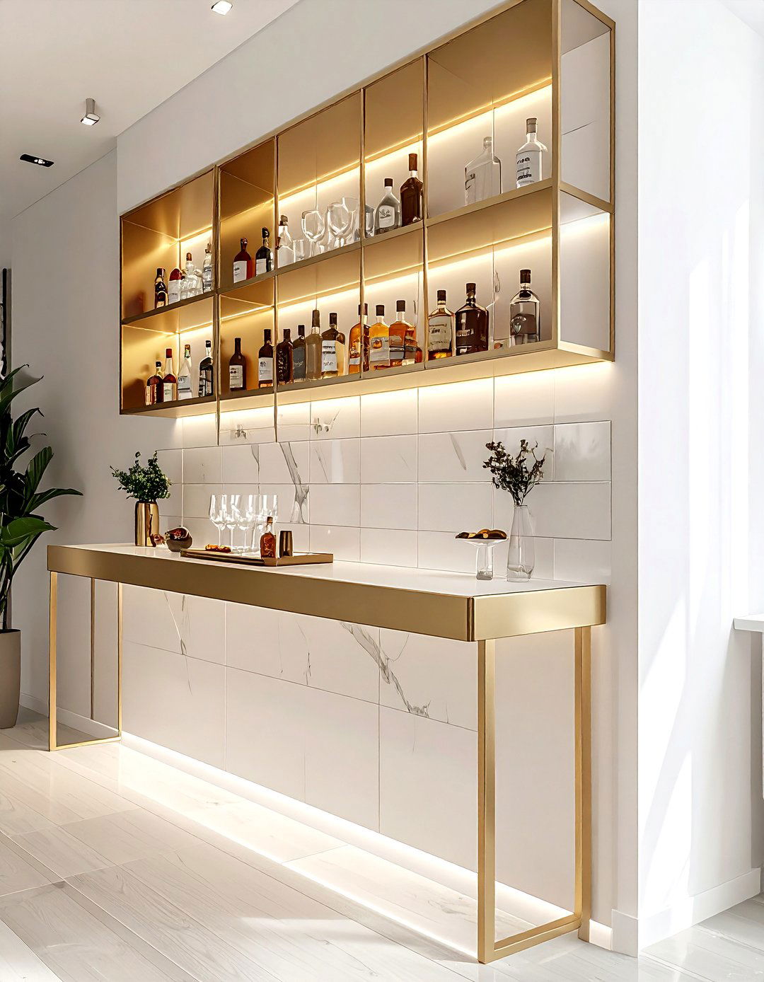 Small Space Dry Bar - 30 dining room dry bar ideas