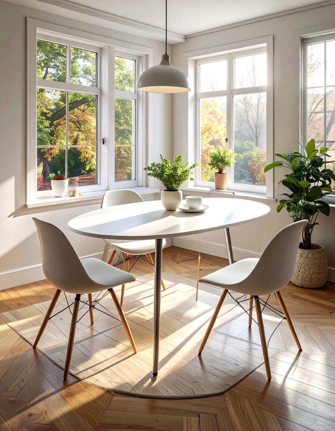 Small Space Oval Table - 30 oval dining table ideas