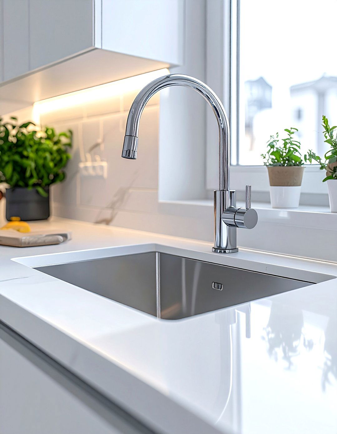 Small Space Pull Down Faucet - 30 pull-down kitchen faucet ideas