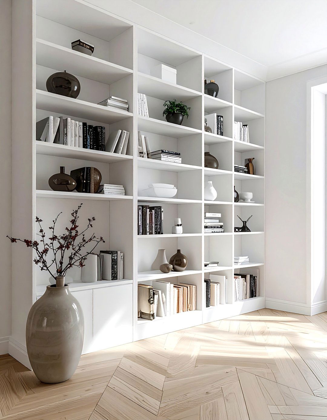 Small Space Vertical Storage - 30 studio apartment decor ideas