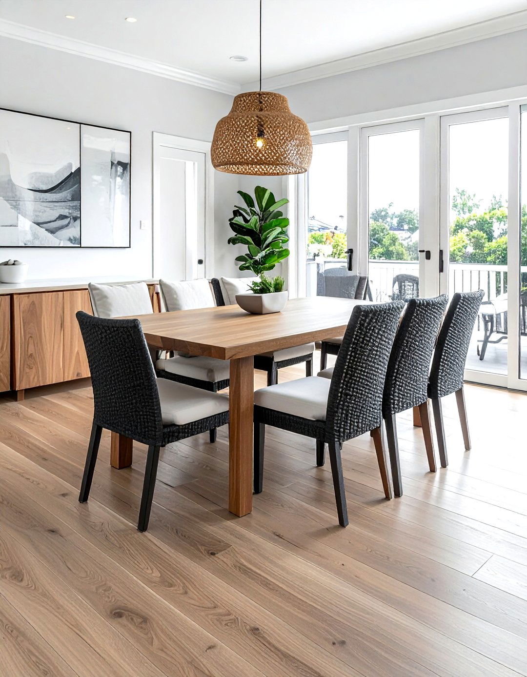 Small Space Wicker Dining - 30 wicker dining room ideas