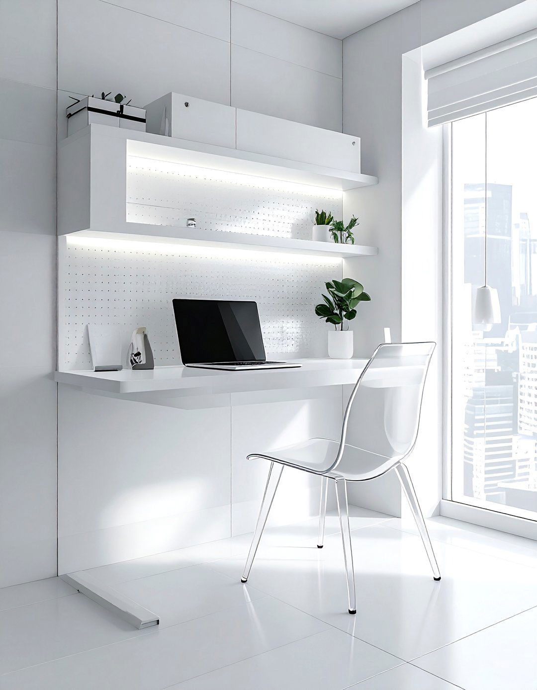 Small Space Workstation - 30 productive office ideas
