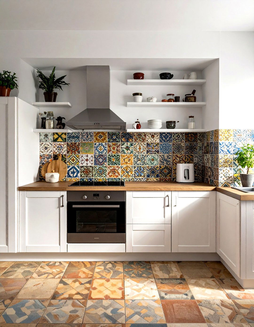 Small Spanish tile backsplash - 30 Spanish tile kitchen backsplash ideas
