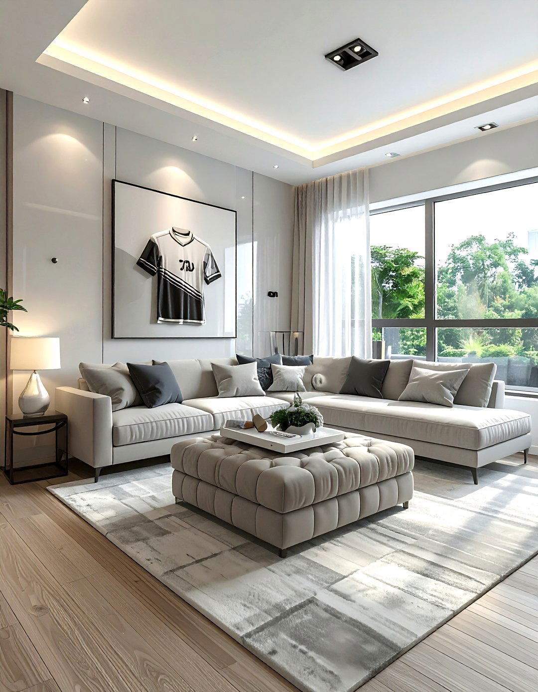 Small Sports Living Room - 30 sports themed living room ideas