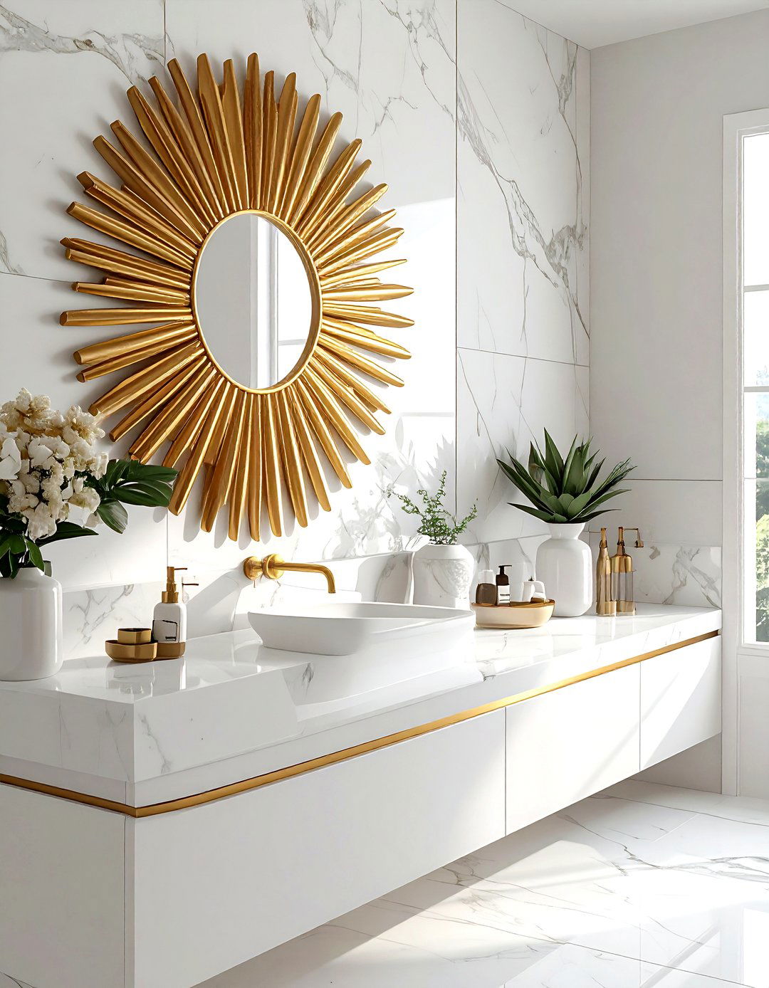 Small Sunburst Mirror - 30 sunburst mirror ideas