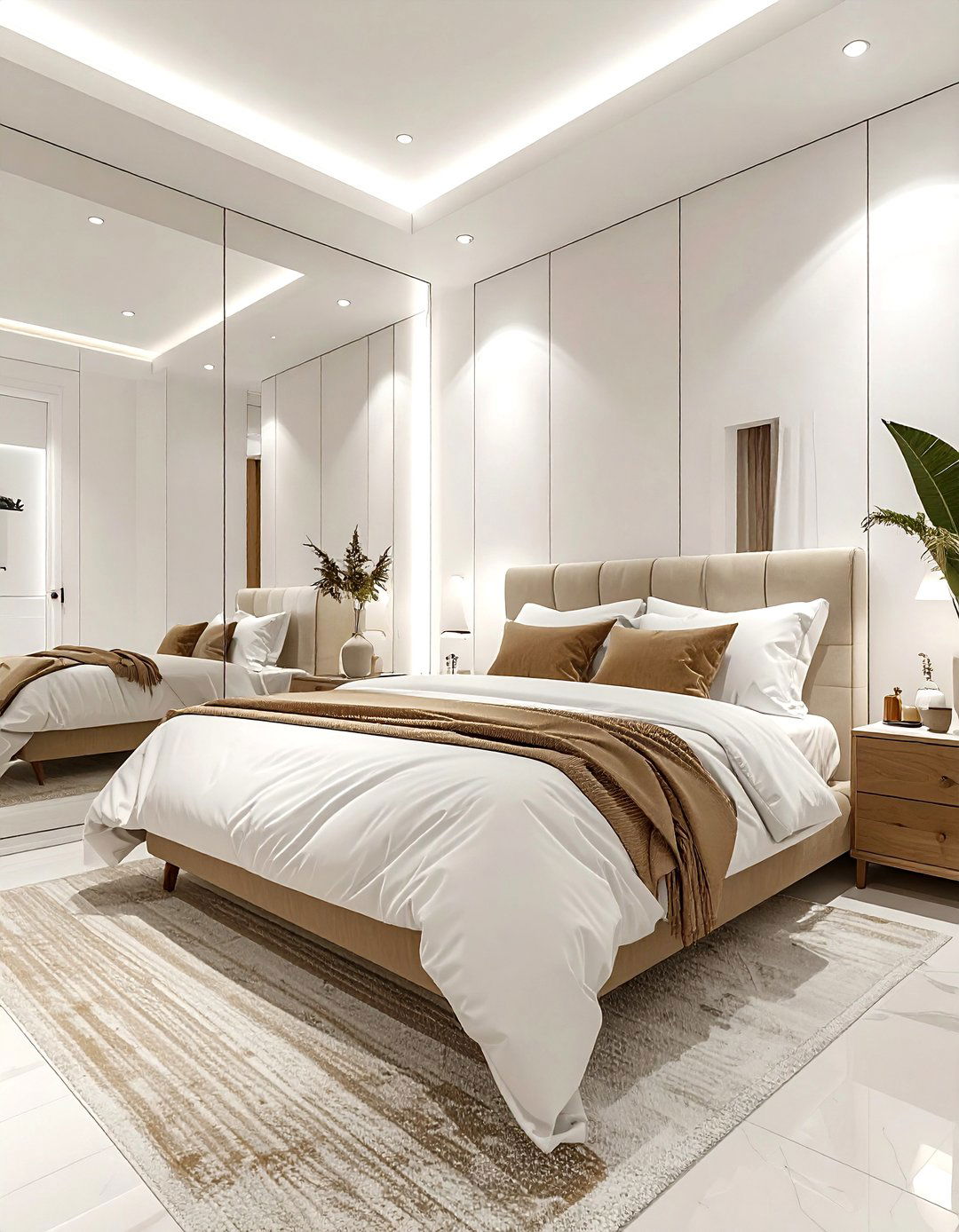 Small Tan And White Bedroom - 30 tan and white bedroom ideas