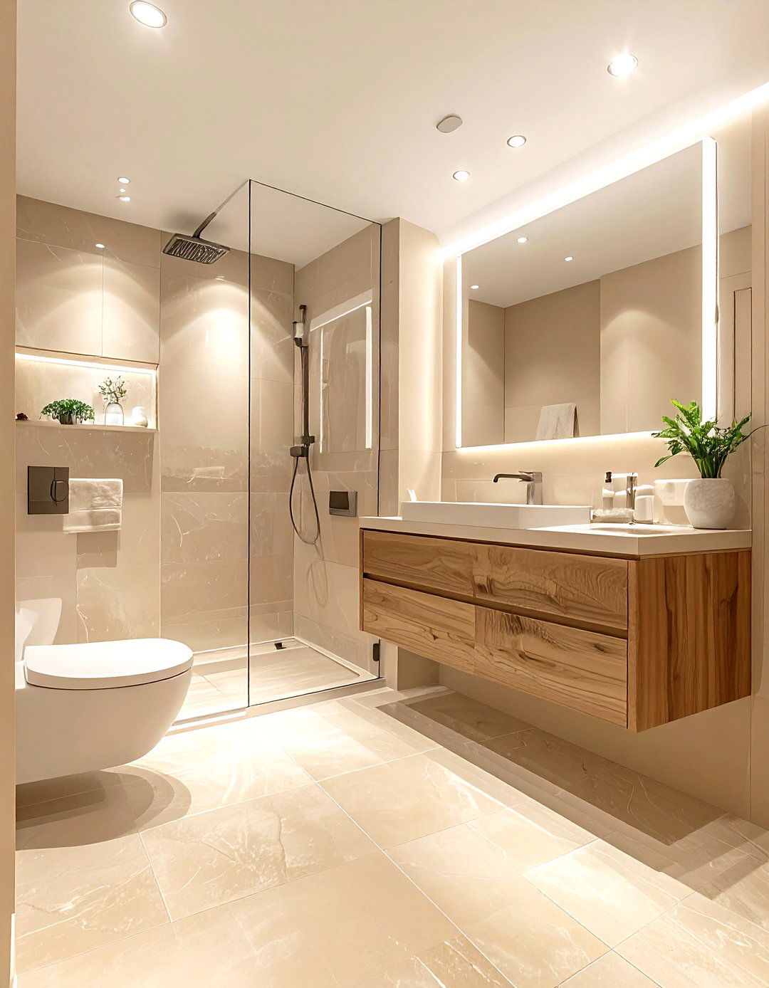 Small Tan Bathroom - 30 warm tan bathroom ideas