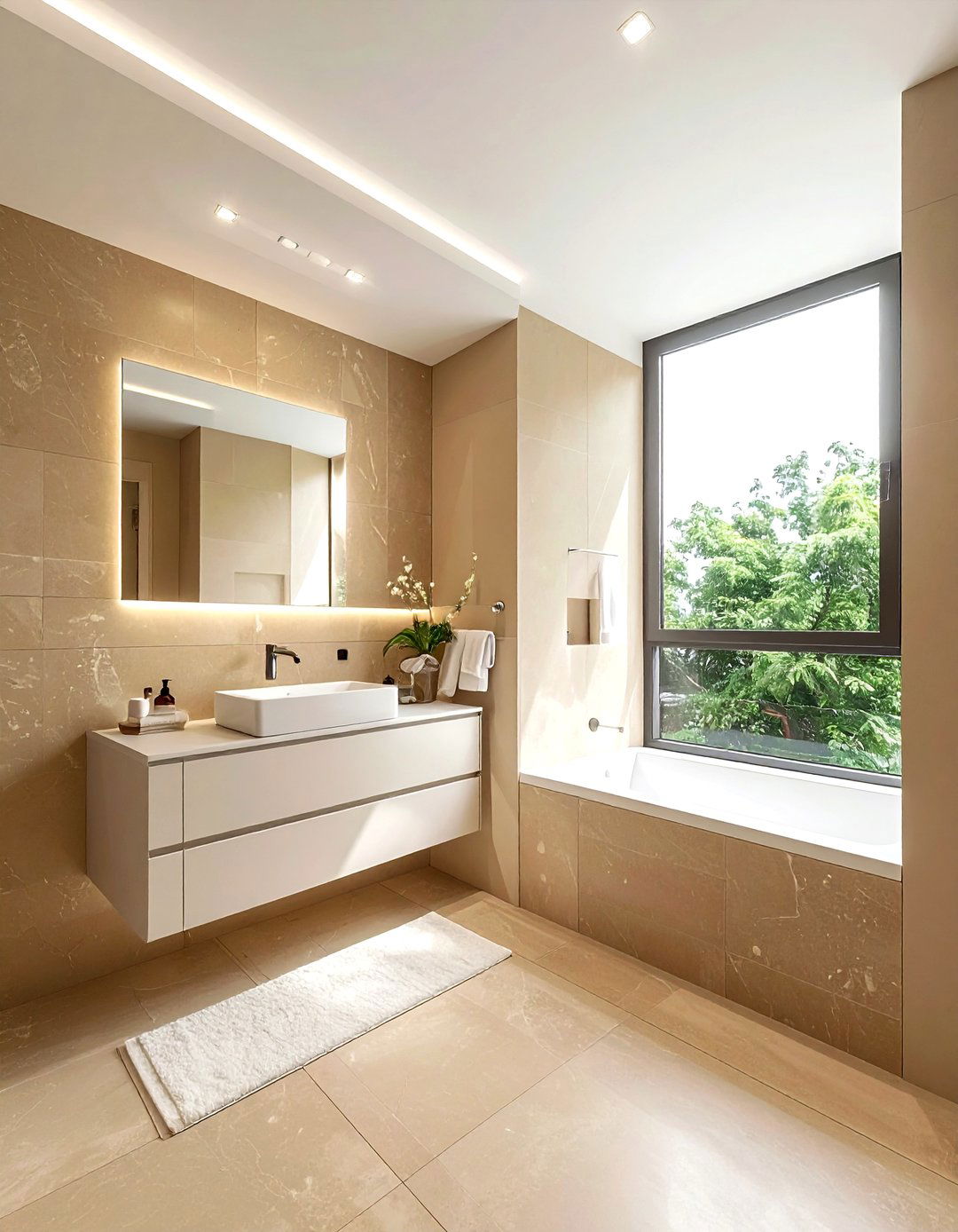 Small Tan Bathroom - 30 tan bathroom ideas