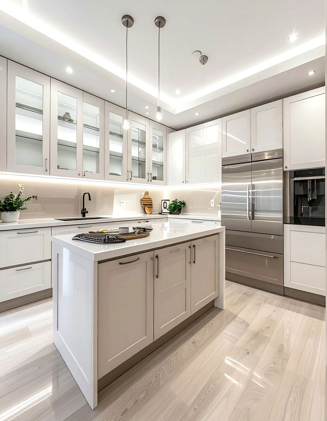 Small Taupe And White Kitchen - 30 taupe and white kitchen ideas