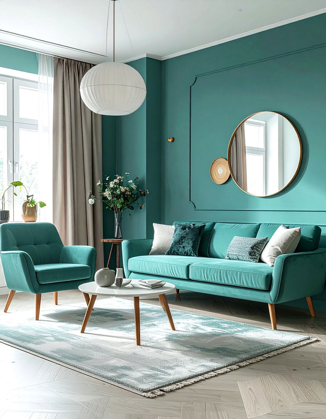 Small Teal Living Room - 30 cool teal living room ideas