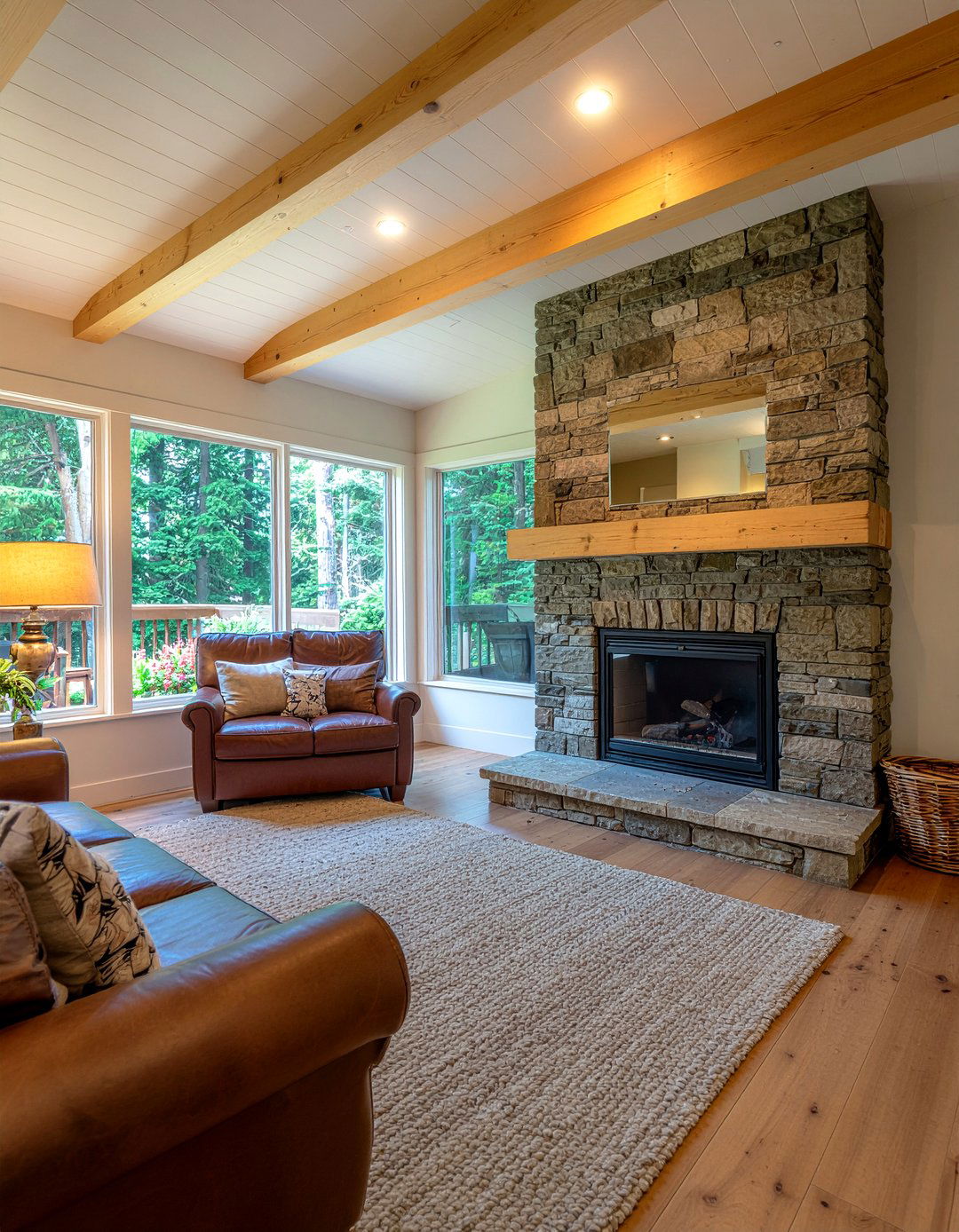 Small Timber Frame - 30 living room timber frame ideas