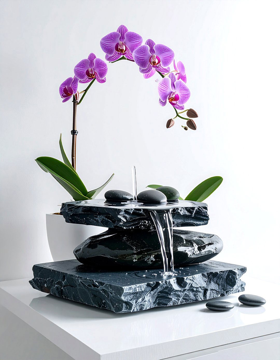 Small Water Fountain - 30 spa-like decor ideas