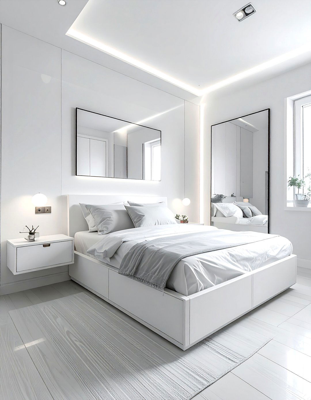 Small White Bedroom - 30 contemporary white bedroom ideas