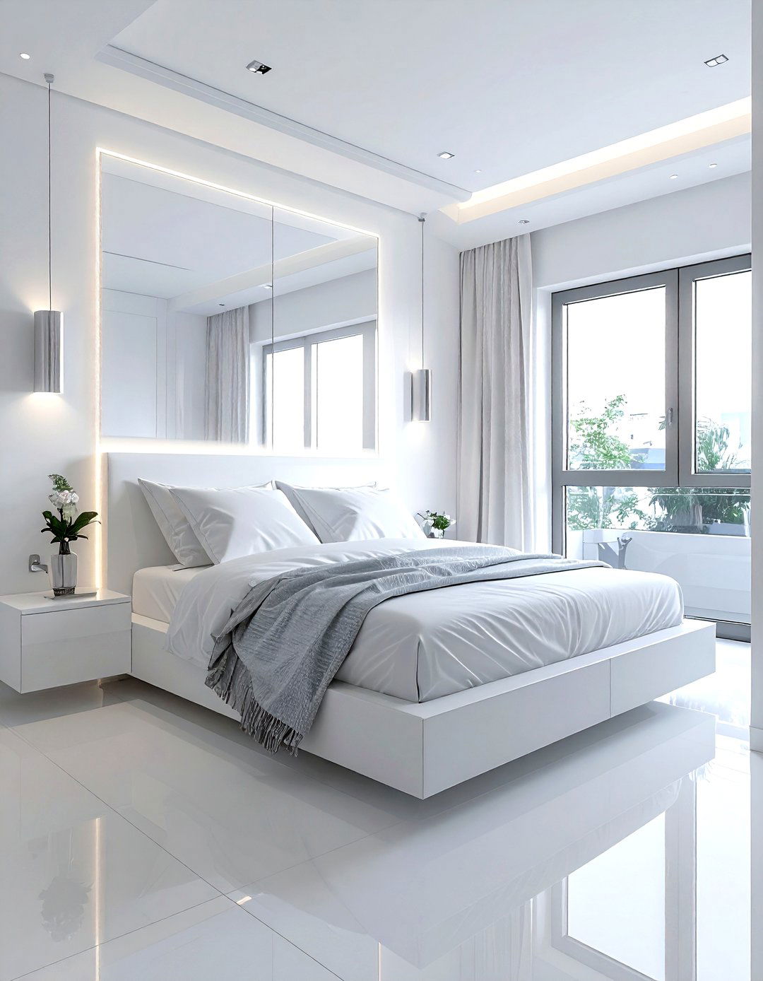 30 Minimalist White Bedroom Ideas for a Serene Night's Sleep
