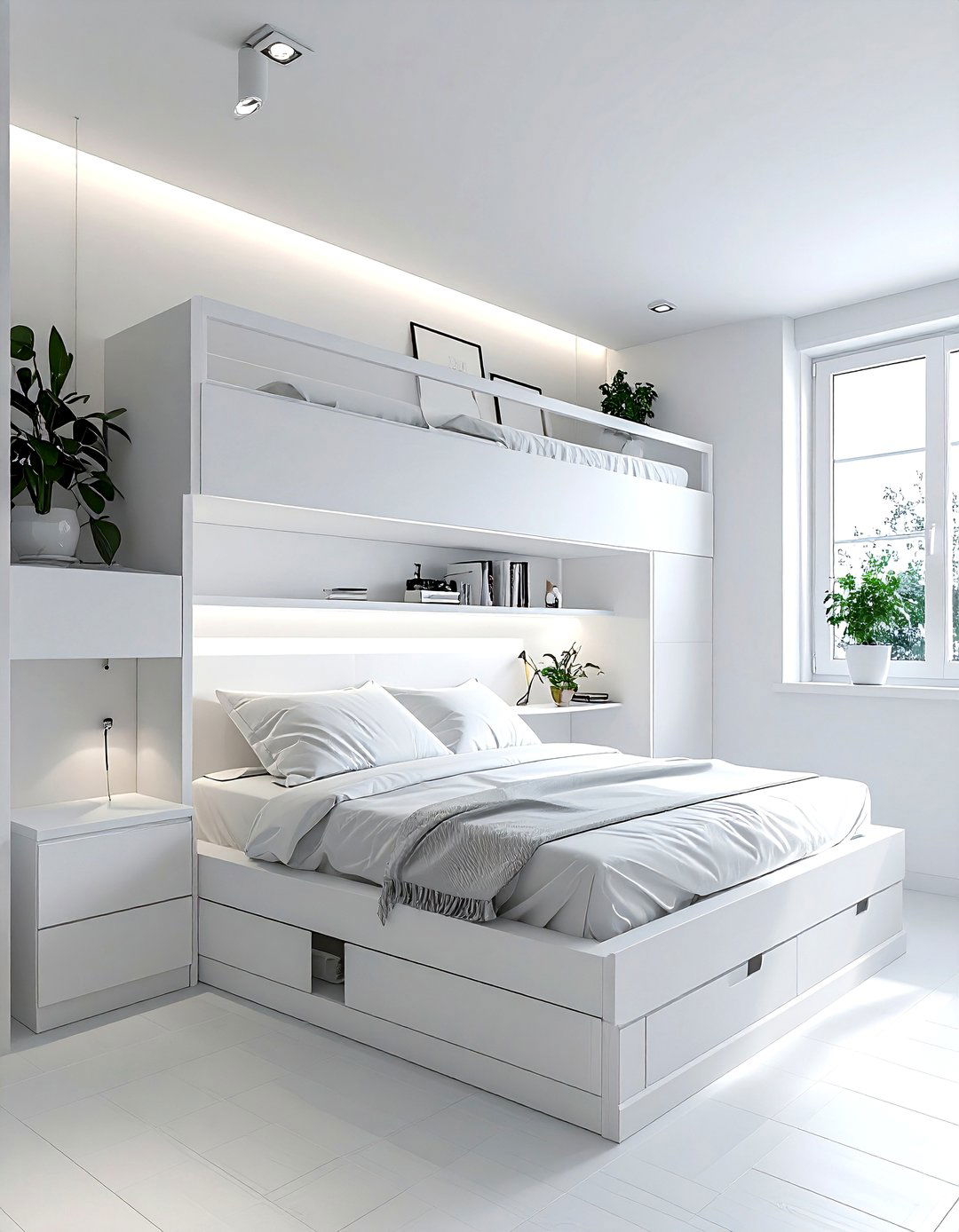 30 Stylish White Bedroom Furniture Ideas for Your Space