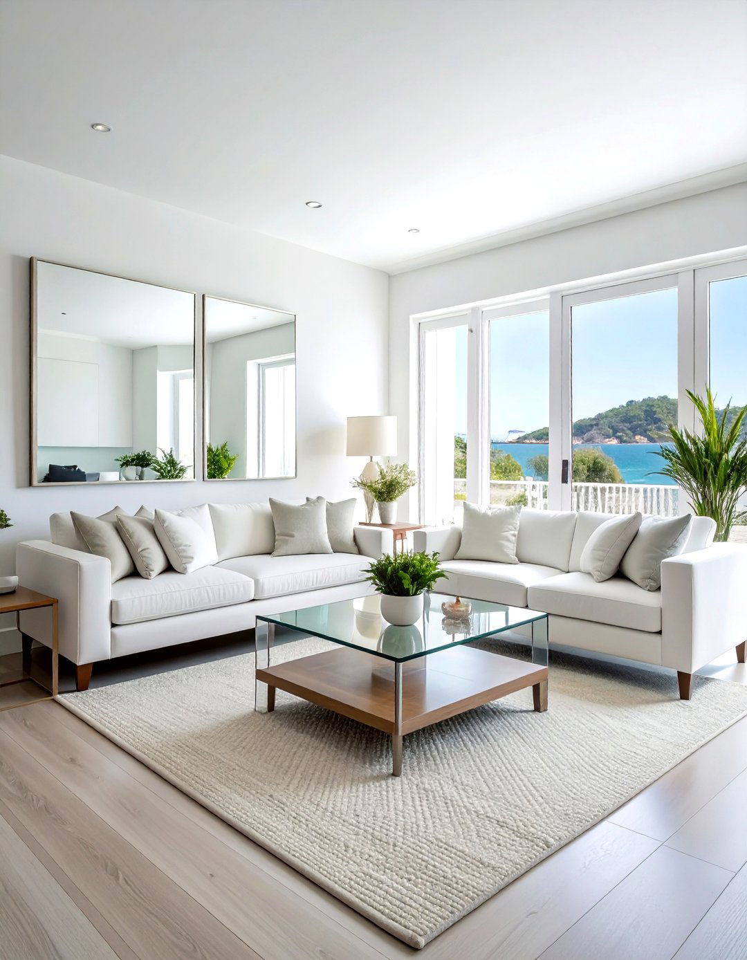 Small White Coastal Living Room - 30 coastal white living room ideas