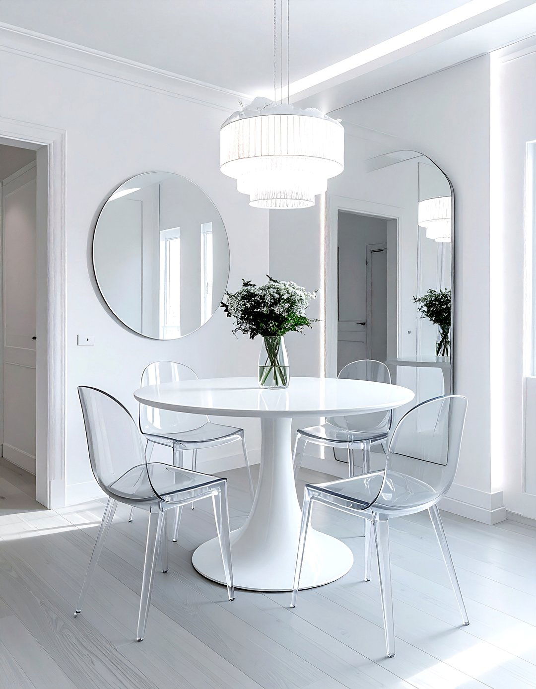 Small White Dining Room - 30 white dining room design ideas