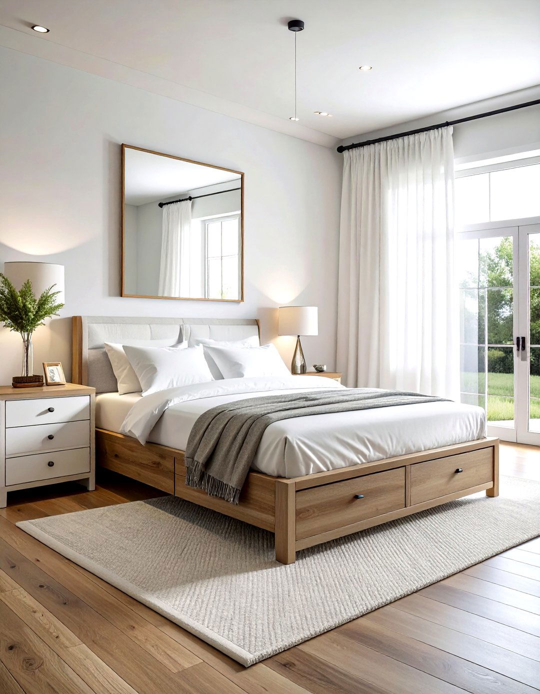 Small White Farmhouse Bedroom - 30 farmhouse white bedroom ideas