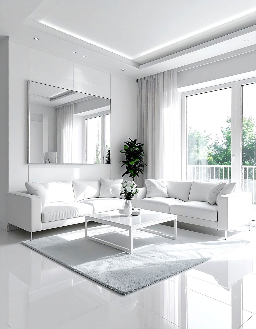 Small White Living Room - 30 modern white living room ideas