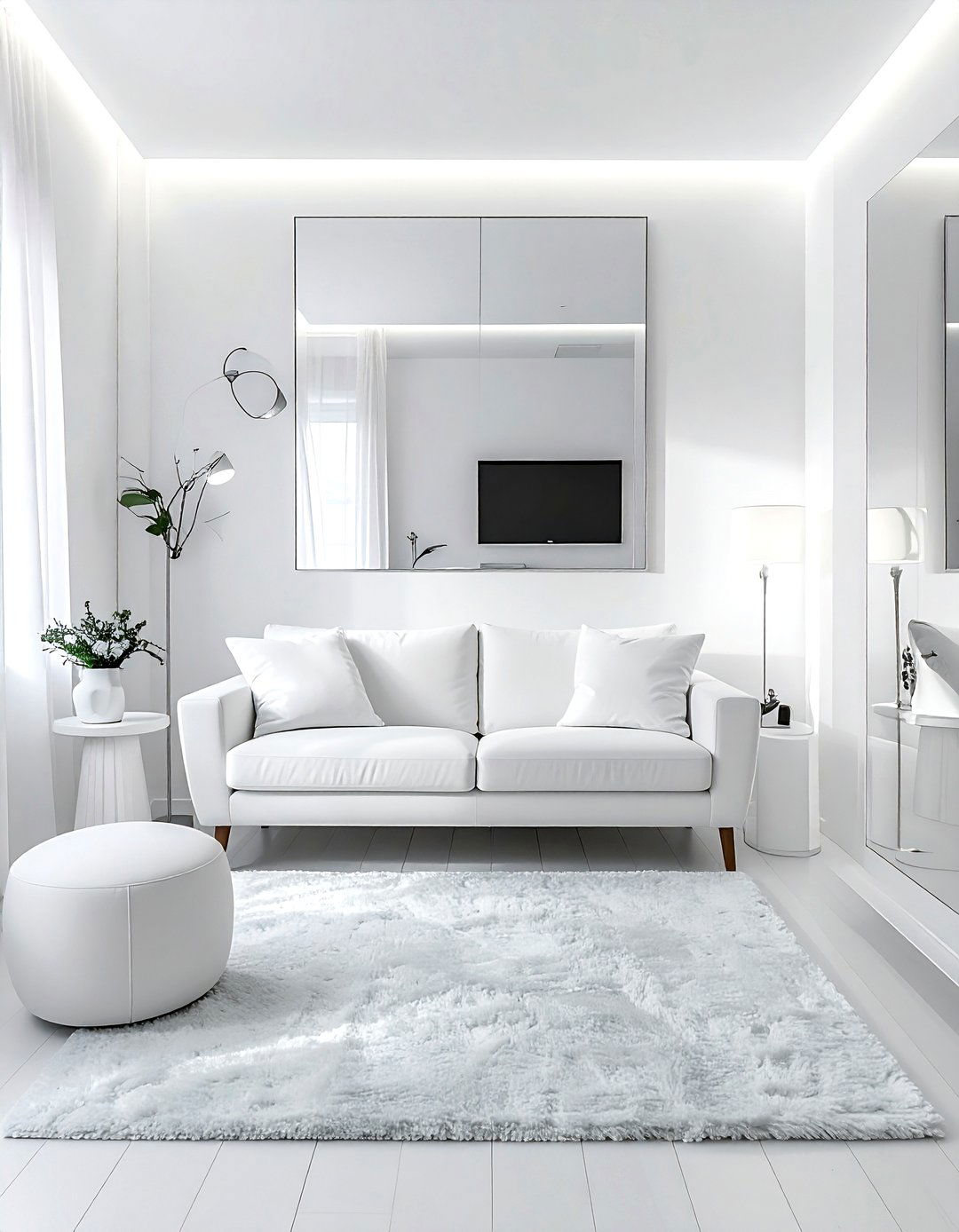 Small White Living Room - 30 bright white living room ideas
