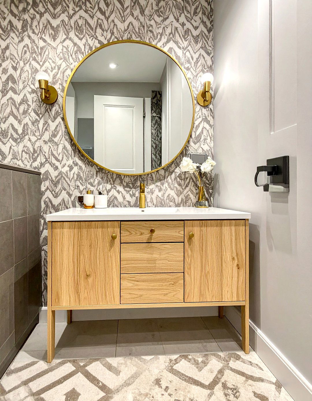 Small Wood Vanity - 30 wood vanity bathroom ideas