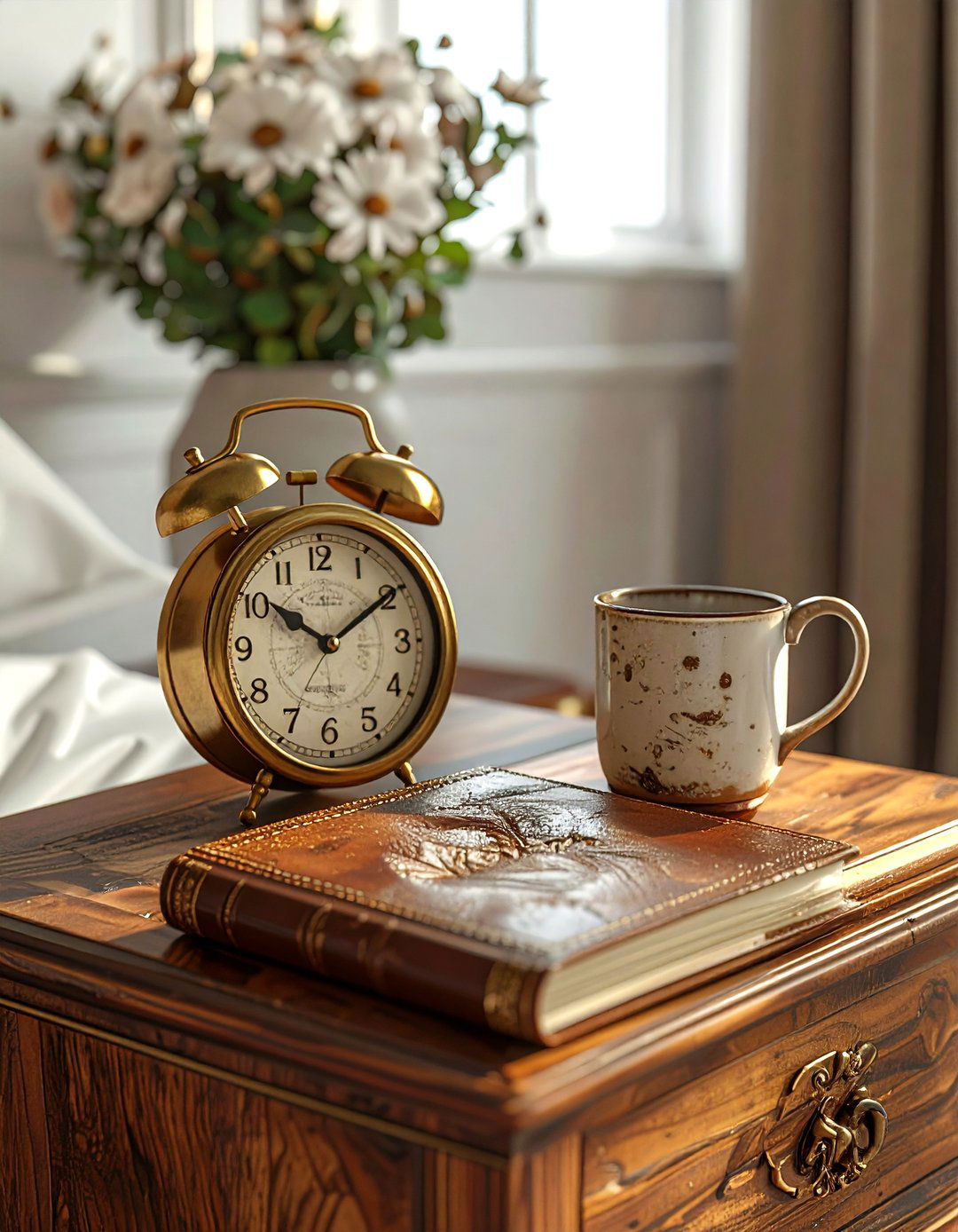 Small alarm clock for bedroom - 30 nightstand styling ideas