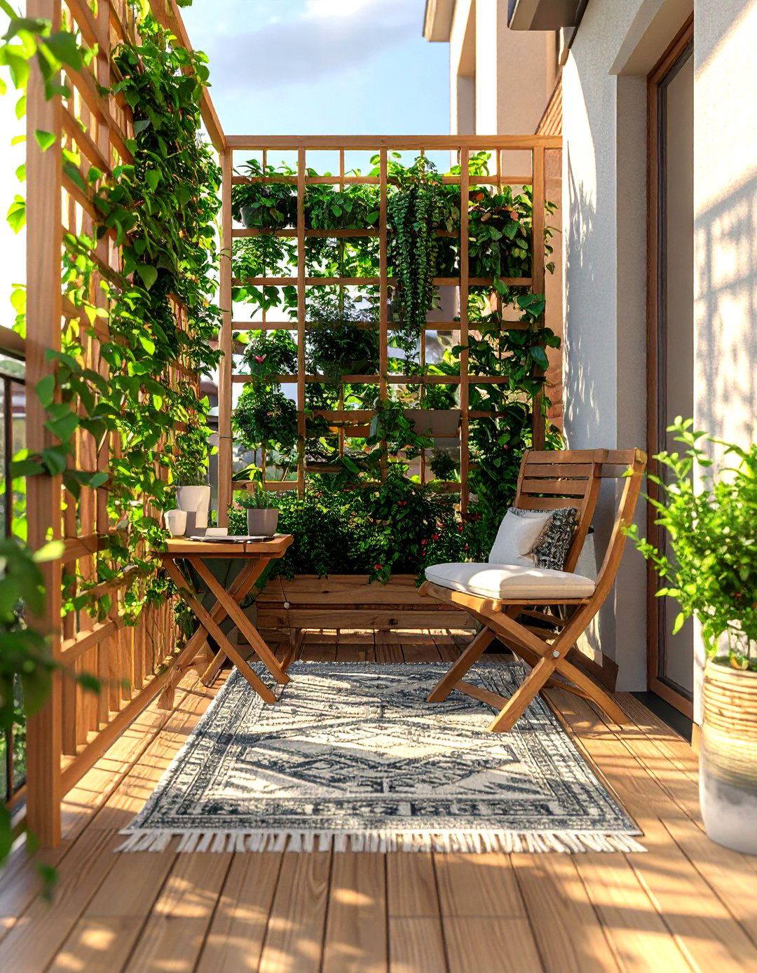 Small apartment balcony - 30 stylish decor ideas