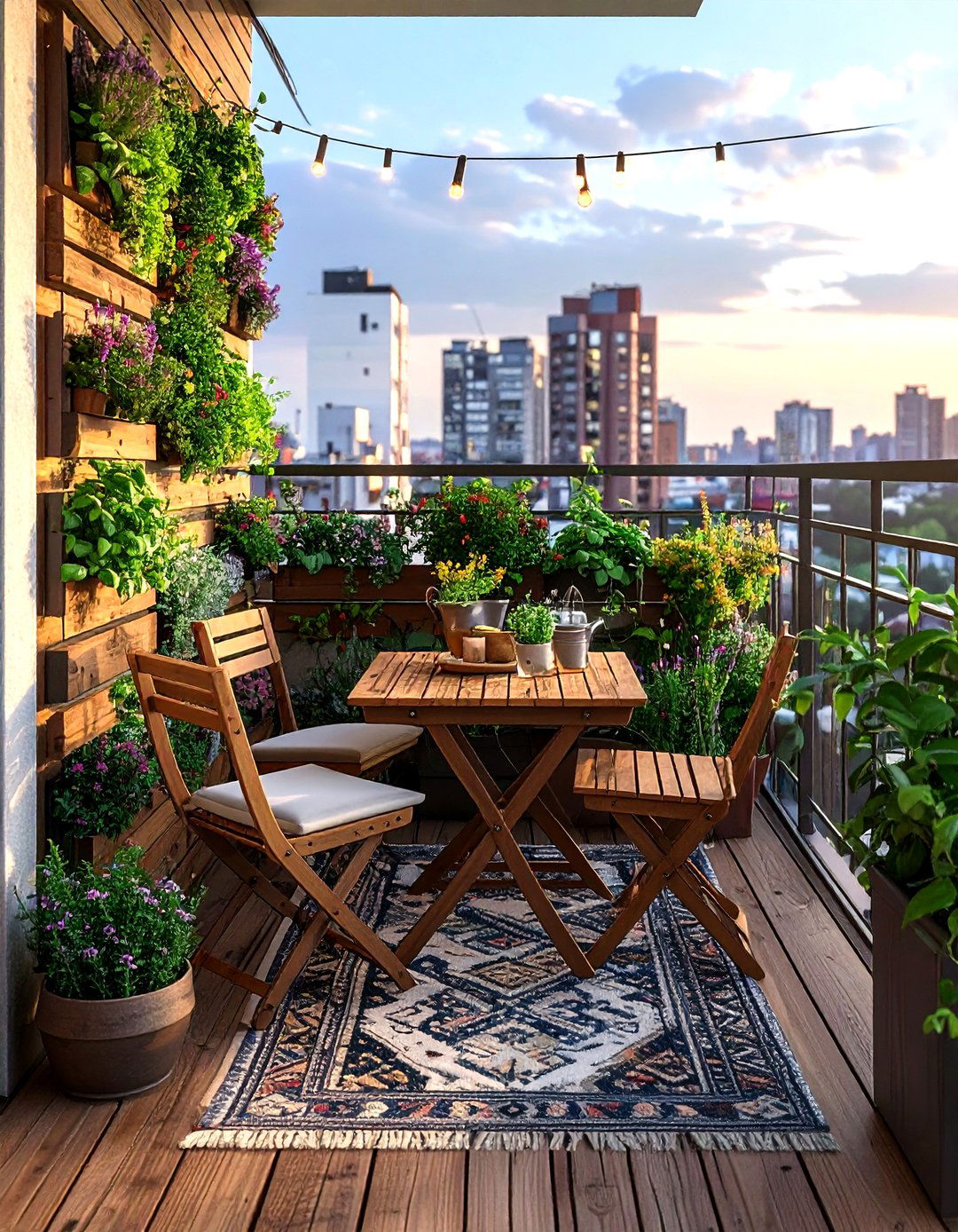 Small apartment balcony - 30 amazing decor ideas