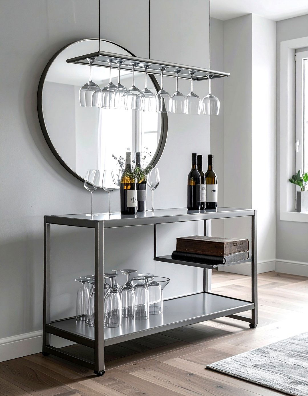 Small apartment bar cart - 30 bar cart styling ideas