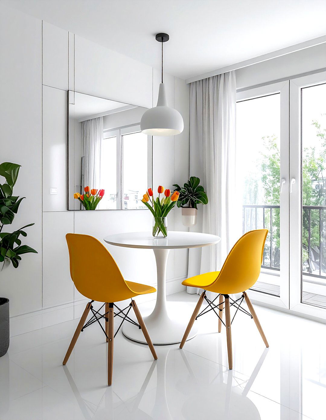 Small apartment dining nook - 30 mid-century modern dining room ideas