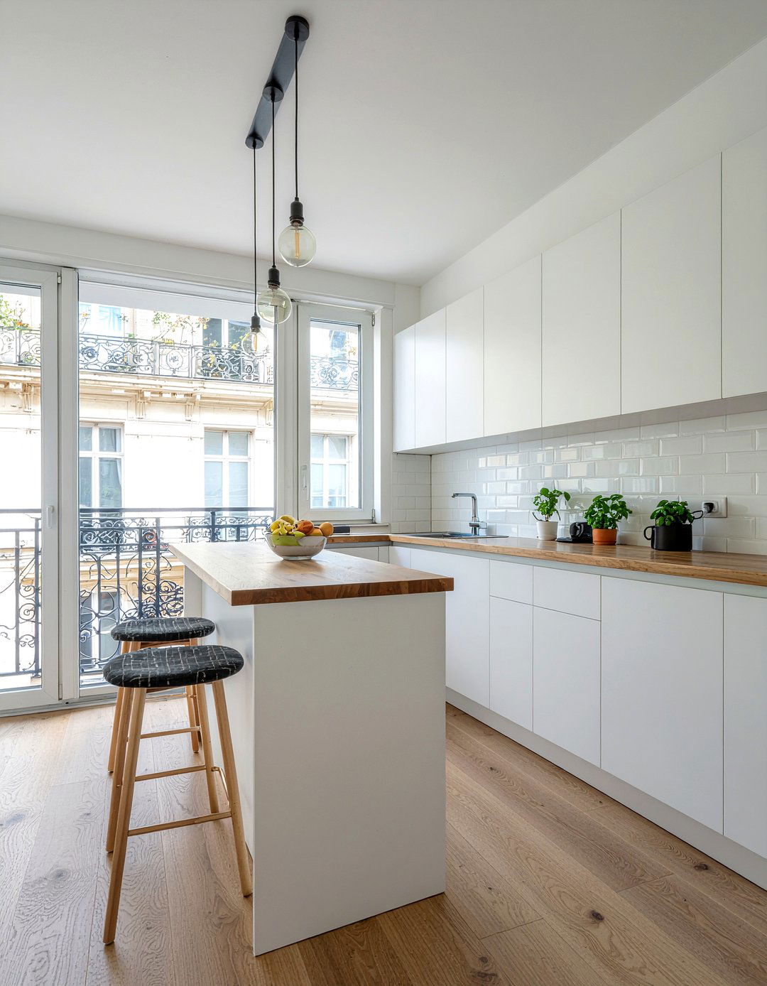 Small apartment kitchen - 30 Parisian kitchen ideas
