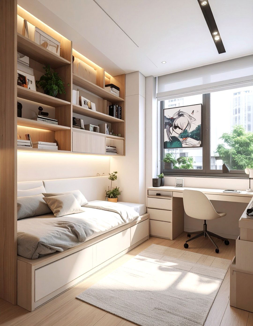 Small apartment manga decor - 30 manga bedroom ideas