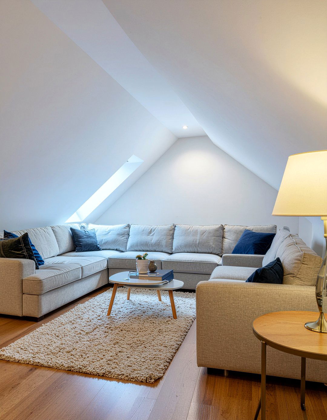 Small apartment sloped ceiling - 30 sloped ceiling living room ideas