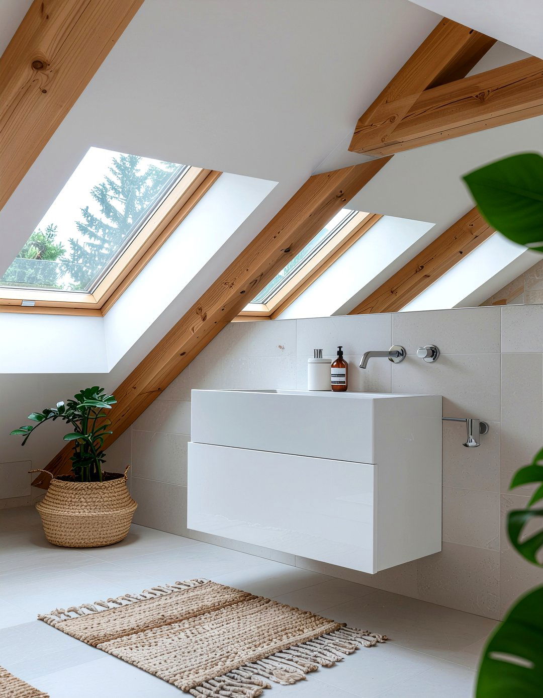 Small attic bathroom layout - 30 attic bathroom ideas