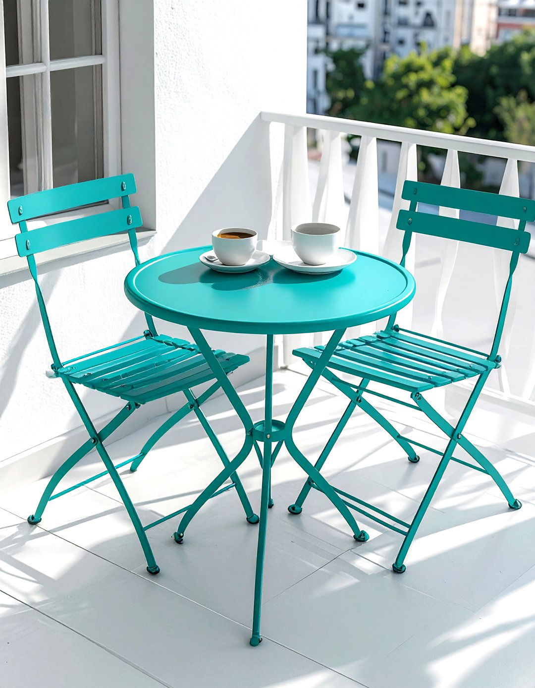 Small balcony bistro set - 30 small balcony ideas