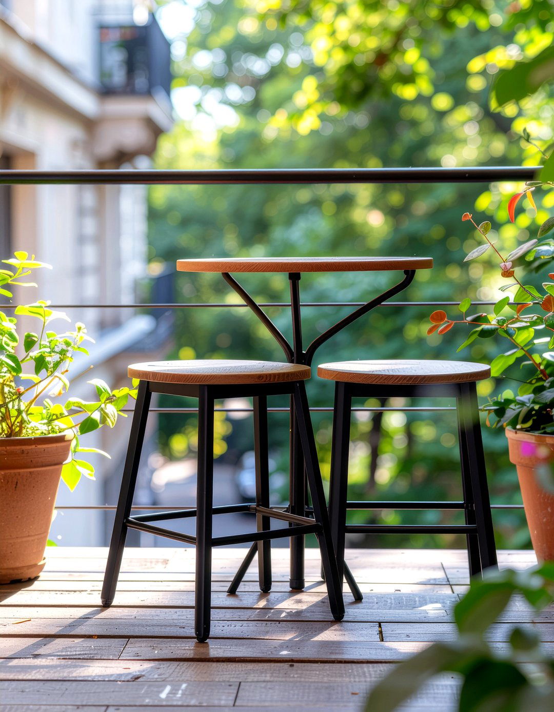 Small balcony dining set - 30 outdoor dining table ideas