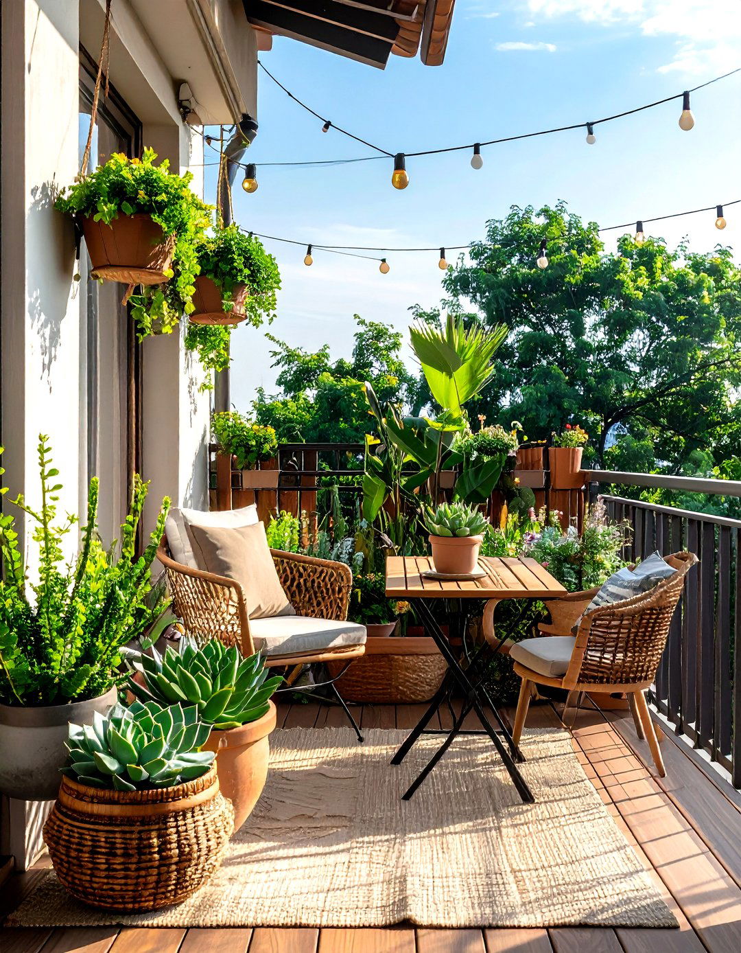 Small balcony garden - 30 home styling ideas