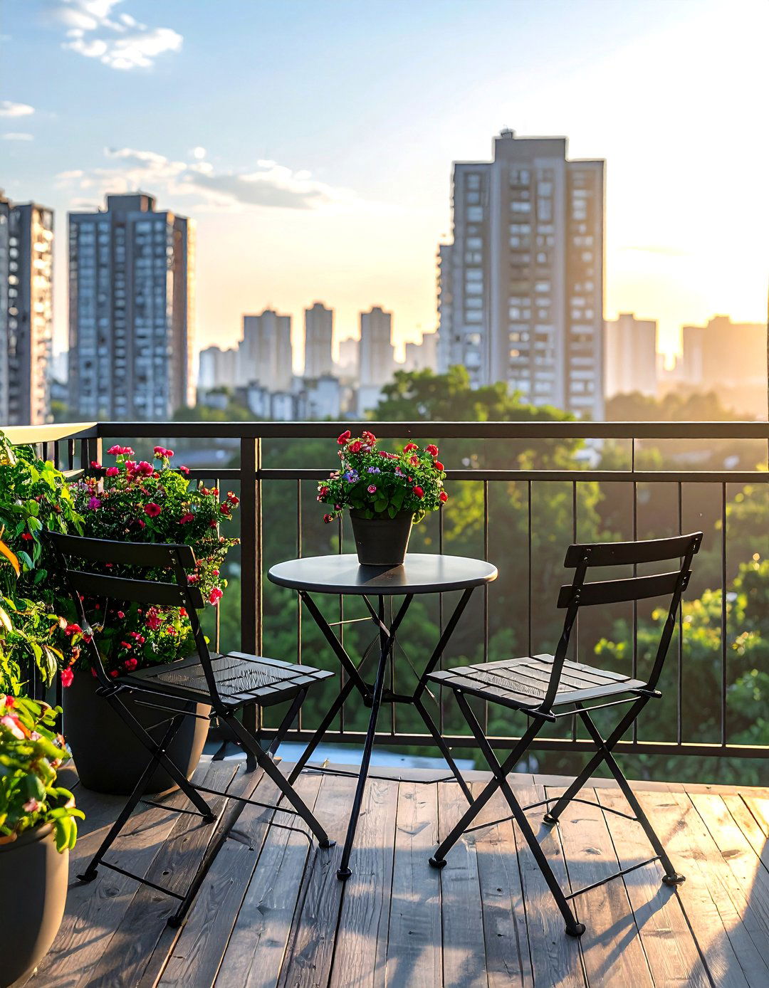 Small balcony seating - 30 patio decor ideas